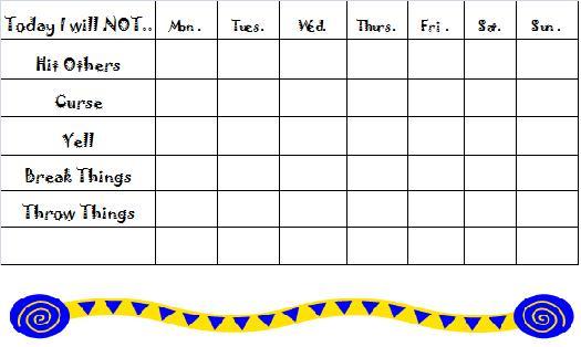 Free Behavior Charts Printable Certificates For Kids